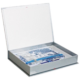 [000026231] Set poklon notes Lanybook 14x21cm Urban Hero taxi  plavi + olovka kemijska Poly Ball t.plava Faber!!