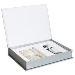[000026235] Set poklon notes Lanybook  9x14cm Ultimate Spirit crte bež+olovka kemijska N`ice Faber Castell maslinasto zelena!!