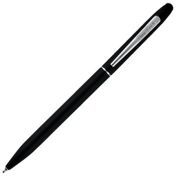 [000026284] Olovka kemijska metalna+touch pen Adeline Pierre Cardin B0101100IP3 crna